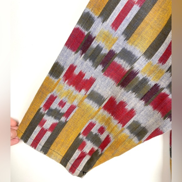 Divali Ikat Coat Kaftan - Picture 4 of 9